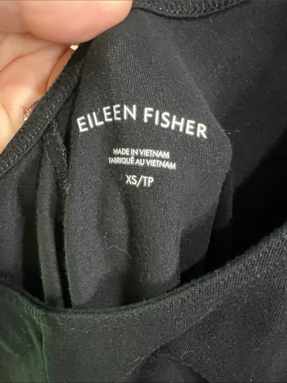 Eileen Fisher Black Sleeveless Jumpsuit with Deep Side Pockets - Picture 2 of 6